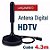 Antena Tv Conversor Digital Hdtv Interna Externa Cabo - Imagem 2