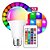 Lâmpada Bulbo 5W LED RGB 16 Cores Bivolt Com Controle - Imagem 2