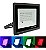 KIT 5 Refletor Com Memoria Holofote LED 100W IP65/IP66 A prova D'Água RGB Multicolorido - Imagem 5