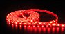 Fita LED 3528 60 Leds Vermelho Siliconada Prova D'água 5 Metros + Fonte - Imagem 1
