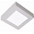 Luminária Plafon LED 6W 12x12 Quadrado Sobrepor Branco Frio 6000k - Imagem 4