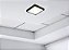 Luminária Plafon LED 36W 40x40 Quadrado Sobrepor Branco Quente 3000k Borda Preta - Imagem 4