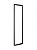 Luminária Plafon LED 48W 30x120 Retangular Embutir Branco Quente 3000k - Borda Preta - Imagem 1
