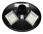 Luminaria Para Poste Redonda UFO Solar LED 150w LED Branco Frio 6000k - Imagem 1