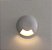 Luminaria Spot Balizador LED 1W de Chão e Piso Embutido 1 Facho De Luz Branco Quente 3000k Branco - Imagem 4