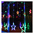 Cascata Estrela Natal 8 Funções 2,5m 110v Colorida RGB - Imagem 2