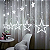 Cascata LED Estrela 8 Funções 2,5 Metros 110v Branco Frio 6500k - Imagem 1