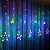 Cascata LED Estrela Natal 8 Funções 2,5m 220v Colorida - Imagem 1