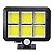 Luminária Solar LED COB Com Sensor de Movimento 120 LEDs A Prova D'Água - Imagem 1