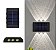 Luminária Arandela Solar De Parede 6Leds A prova d'agua IP66 Branco Frio 6000k - 6 fachos de luz - Imagem 3