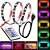Fita LED Para TV 5050 3 Metros RGB Colorida Siliconada IP65 5v USB - Imagem 1