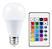 Lâmpada 7W LED RGB Bulbo Com Controle A60 - Imagem 2
