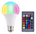 Lâmpada 10W LED RGB Bulbo Com Controle A70 - Imagem 1
