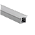 Perfil Branco Para Fita Led Embutir 2 Metros 10x10mm - Imagem 1