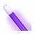 KIT 5 Lâmpada Tubular 18W 120cm LED Ho T8 Bivolt Roxo - Imagem 3