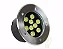 Kit 5 Spot Balizador LED 9W Embutir Para Chão Jardim e Piso Branco Quente IP67 A Prova D'Agua - Imagem 3
