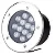 Kit 5 Spot Balizador LED 12W Embutir Para Chão Jardim e Piso Branco Quente IP67 A Prova D'Agua - Imagem 5