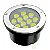 Kit 5 Spot Balizador LED 12W Embutir Para Chão Jardim e Piso Branco Quente IP67 A Prova D'Agua - Imagem 2