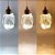 Luminária Pendente Diamante Cristal Lavabo Cabeceira LED - 3 Cores - Imagem 3