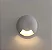 Kit 5 Luminaria Spot Balizador LED 1W de Chão e Piso Embutido 1 Facho De Luz Branco Quente 3000k Branco - Imagem 5