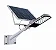 Kit 5 Luminária Pública De Poste Solar 200W LED Com placa Voltaica Auto Recarregavel Branco Frio 6000k - Imagem 3
