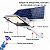 Kit 10 Luminária Publica De Poste solar 300W LED Com placa Voltaica Auto Recarregavel Branco Frio 6000k - Imagem 7