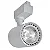 KIT 10 Spot 10W LED Branco para Trilho Eletrificado Branco Quente 3000k - Imagem 1