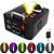 Maquina de Fumaça 1200w 9 LEDS RGB + Controle - Imagem 1