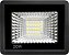 Refletor Holofote LED 20W Com Sensor De Presença Fotocélula Embutido Branco Frio 6000k - Imagem 1