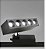 Spot Para Trilho Eletrificado Preto 10W Com LED Pontual Branco Quente 3000K - Imagem 2