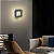 Arandela LED Lustre Quadrado Cristal 3 Cores - Imagem 4