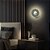 Arandela LED Lustre Redondo Cristal 3 Cores - Imagem 2