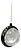 Pendente Lustre Globo Planeta Preto 3 Cores - Imagem 2