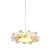 Luminária Pendente Lustre Cristal 3 Cores - Imagem 1