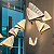 Luminária Pendente Borboleta Asa Dourado Branco Quente 3000k - Imagem 2