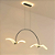 Luminária Lustre Pendente LED Duplo Gaivota Branco Quente 3000K - Imagem 2