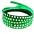 Fita LED 5 Metros 12v 3528 240 Leds Sem Silicone IP20 Verde - Imagem 1