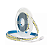 Fita LED 5 Metros 12v 3528 240 Leds Sem Silicone IP20 Branco Quente 3000K - Imagem 1