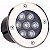 Spot Balizador LED 7W Embutir Para Chão Jardim e Piso Branco Quente IP67 A Prova D'Agua - Imagem 2