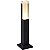 Luminária LED Poste Balizador 10W Preto Para Jardim Posto 30cm Bivolt a Prova d'água IP67 Branco Quente 3000k - Imagem 1