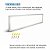 Kit 10 Luminária Plafon Led 48w 30x120 Retangular Sobrepor Branco Frio 6000k - Imagem 5