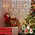Cortina Fio Fada Pisca Pisca Led 3 Metros 10 Argolas Enfeites decoração Natal 110v Branco Quente 3000K - Imagem 8