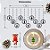 Cortina Fio Fada Pisca Pisca Led 3 Metros 10 Argolas Enfeites decoração Natal 110v Branco Quente 3000K - Imagem 2