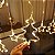 Cortina Fio Fada Pisca Pisca Led 3 Metros Estrela e Árvore Enfeites decoração Natal 110v Branco Quente 3000K - Imagem 2