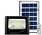 Refletor Painel Solar 100W LED Bateria Recarregável Litio Com Controle Branco Frio IP67 - Imagem 1
