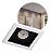 Kit 5 Spot Recuado Embutir Para MR16 Quadrado Preto e Branco - Imagem 5