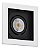 Kit 10 Spot Recuado Embutir Para MR16 Quadrado Preto e Branco - Imagem 2