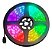Fita LED 5 Metros 12v 5050 IP20 60 leds RGB Multicolorido Com Controle - Imagem 1