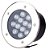 Spot Balizador LED 12W Embutir Para Chão Jardim e Piso Branco Frio IP67 A Prova D'Agua - Imagem 4