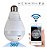 Lâmpada Câmera Espiã IP 360° Wi-Fi com Visão Noturna E27 - Imagem 4